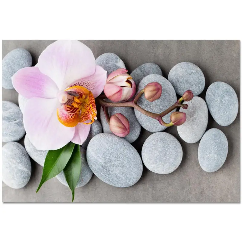 

Spa Stone Poster Cloth Silk Poster Home Decoration Wall Art Fabric Poster Print 40X60cm.50X75cm,60X90cm