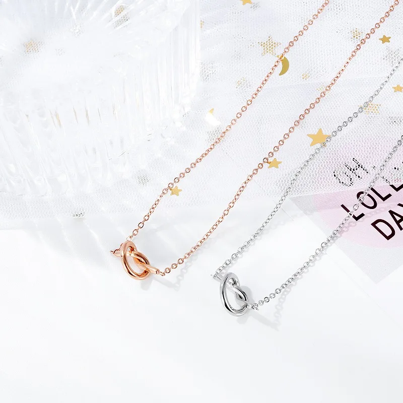 

Romantic Sweet Cute Colorful Girls Pendants Clavicle Chain Necklaces For Women Wedding Engagement Accessories Jewelry