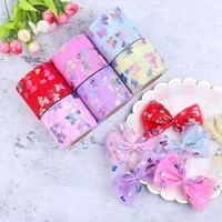 diy handmade bowknot tulle ribbon roll bronzing printing craft hair accessories clothing accessories baking decoration supplies