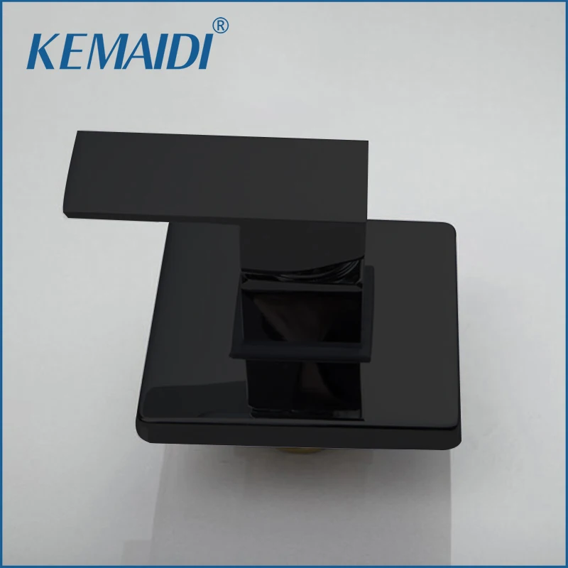 KEMAIDI черные товары для ванной комнаты настенный смеситель и душа с функцией