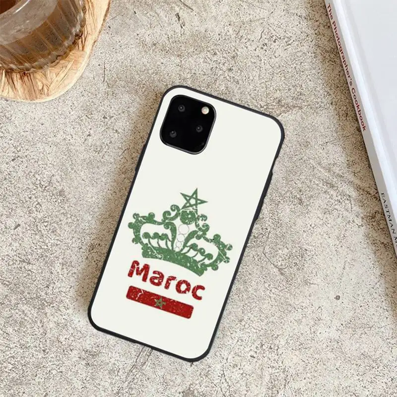 

Morocco Flag Coat Of Arms Symbol Phone Case Phone Case For Iphone 6 6s 7 8 Plus XR X XS XSmax 11 12 Pro Mini Max