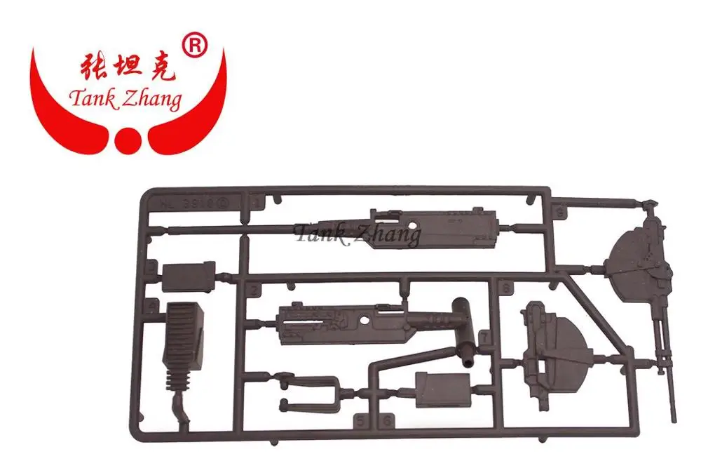 Бак Zhang / Heng Long 1/16 rc Tank 3918 U.S. M1A2 ABRAMS запасные части пластиковая часть ABCDE|Детали и