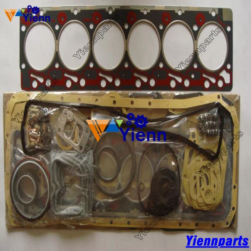 

6D114 SA6D114 Full Gasket Kit With Head Gasket For Komatsu Excavator Diesel Engine Parts
