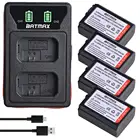 Аккумулятор 2000 мАч NP-FW50 NP FW50 + двойное зарядное устройство USB со светодиодной подсветкой для Sony A6000 A6400 A6300 A6500 A7 A7II A7RII A7SII A7S A7S2 A7R