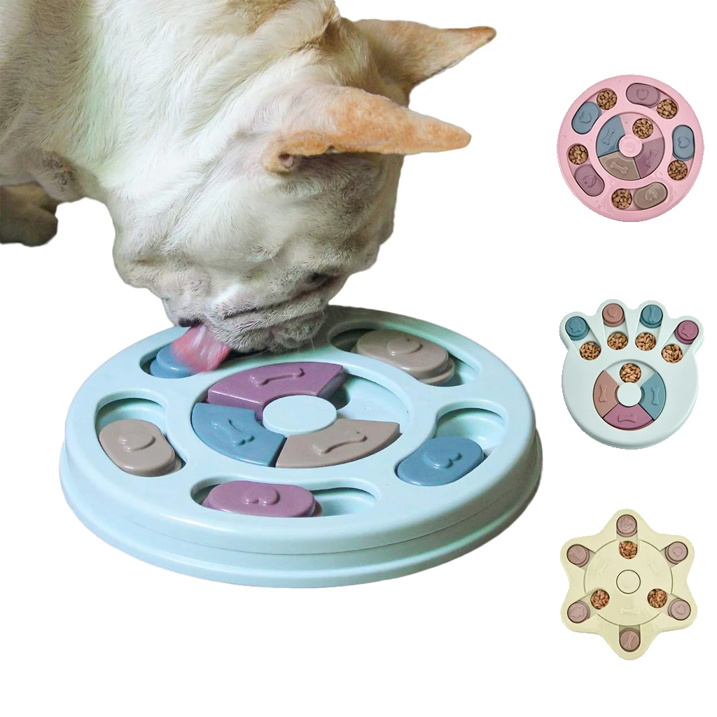 

Dog Feeder Toys Increase IQ Interactive Slow Dispensing Feeding Pet Dog Training Games Feeder For Small Medium Dog Puppy