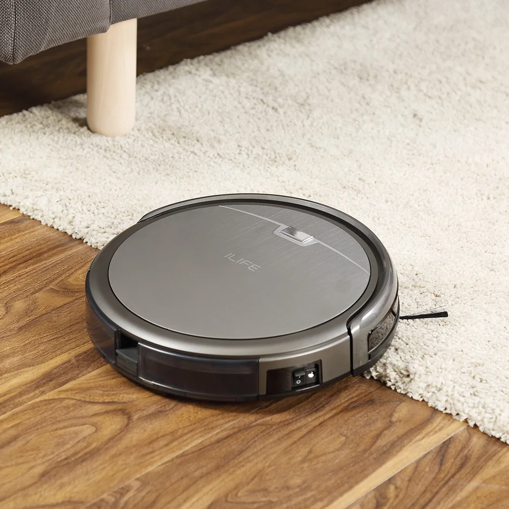 

ILIFE A4s Robot Vacuum Cleaner Powerful Suction for Thin Carpet & Hard Floor Large Dustbin Miniroom Function Automatic Recharge