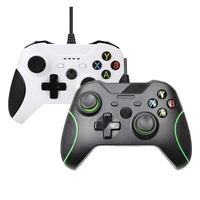 usb wired consoles game controller for xbox one windows pc laptop control gamepads joystick joy pad with line control rocker
