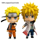 100% оригинальная модель аниме Хорошая Улыбка Namikaze Minato Nruto Nendoroid, Модель Наруто: Shippuden, 10 см, коллекционная экшн-фигурка, подарки