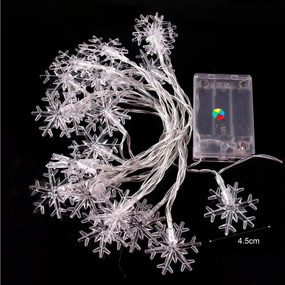 20LED Наружное освещение рождественнской елки украшения Рождественские для дома