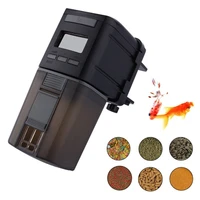 dispenser adjustable output auto feeder mini automatic fish feeder aquarium fish food automatic timer feeding
