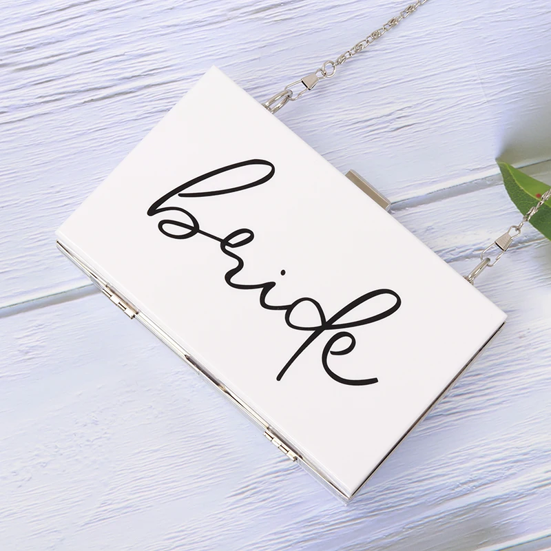 Индивидуальный акриловый клатч персонализированная вечерняя Женская сумочка