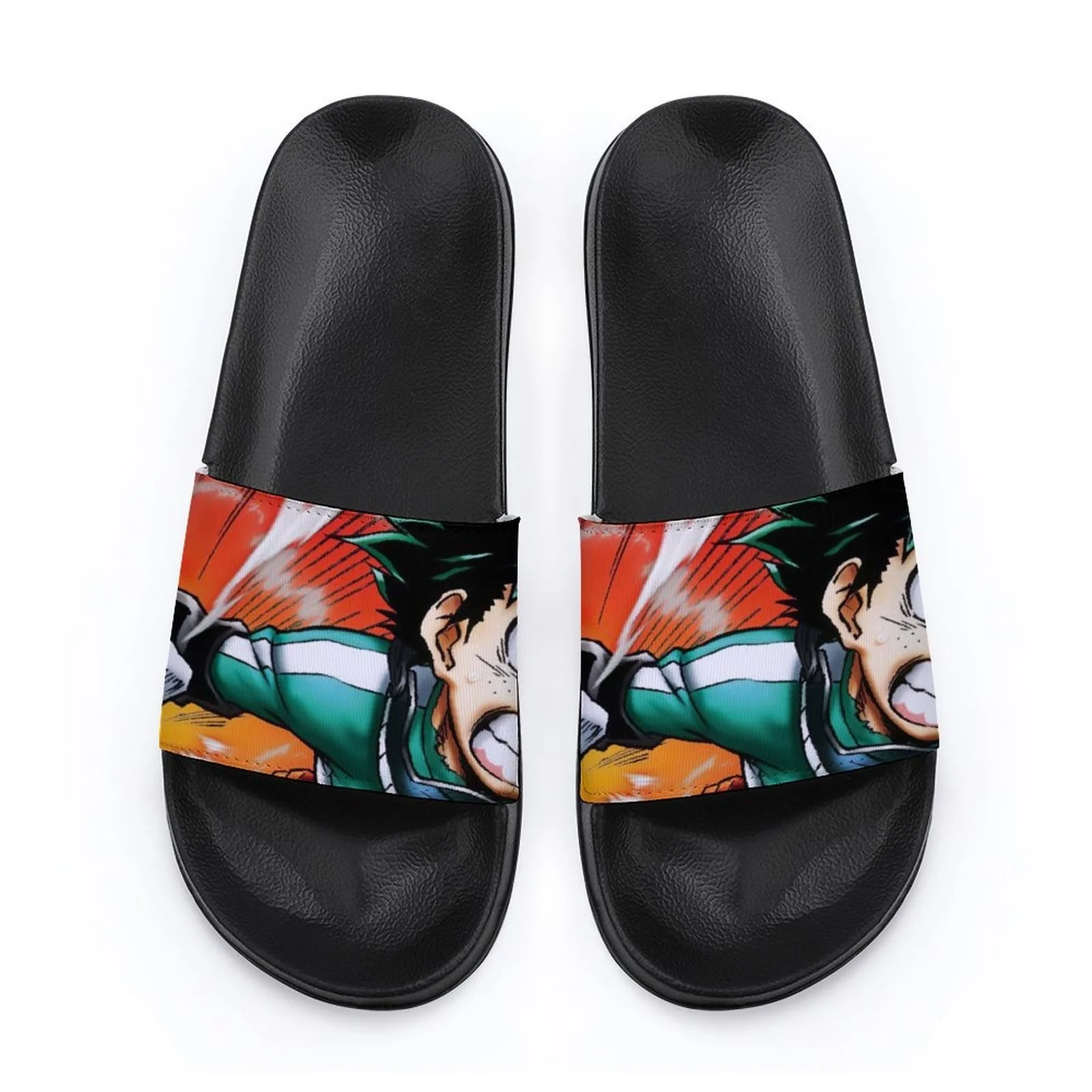 

Bakugou Print Slippers Anime My Hero Academia Flip Flop Cosplay Sandals Beach Shoes Unisex Daily Indoor Outdoor Activities 2021