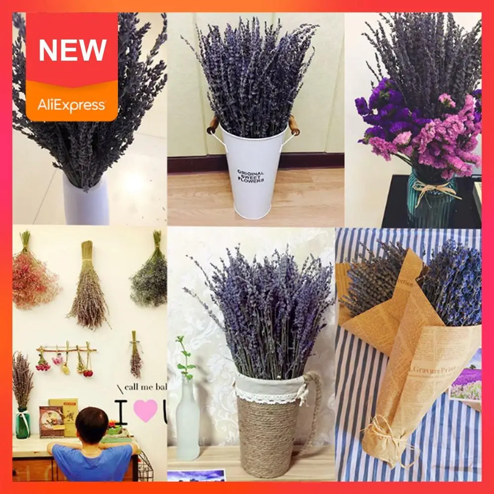 

New Wholesale Natural Dried Flower UK dried Lavender For decoration flowers Flower artificial Real U5A9