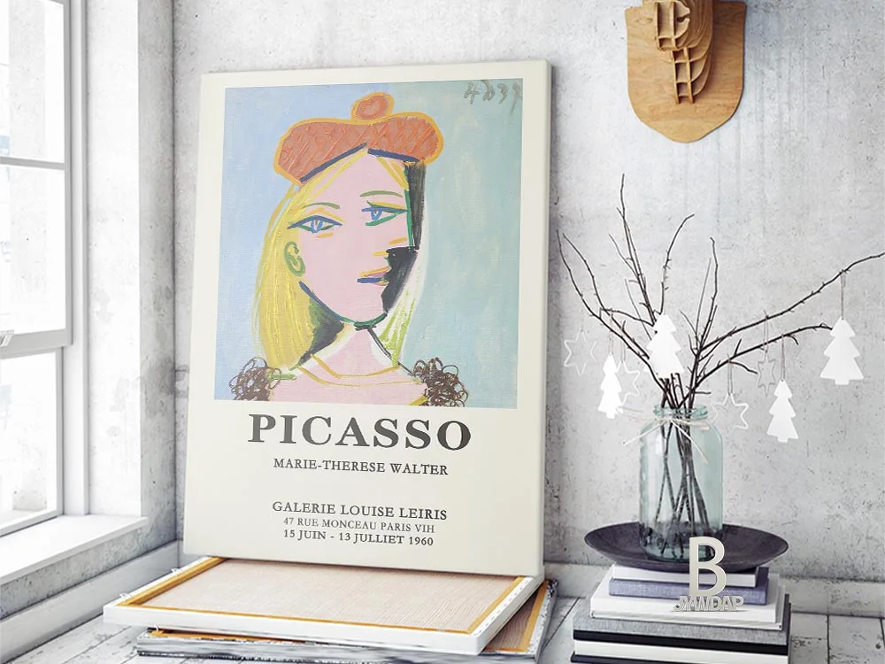 Плакат Пабло Пикассо Мари Терис печать художественной выставки выставочное