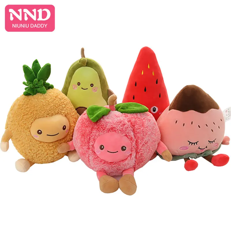 Niuniu папа фрукты серии Плюшевые игрушечные растения Kawaii мультфильм милые мягкие