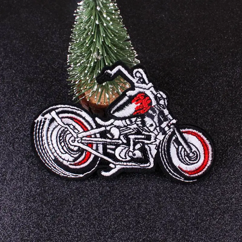 Вышитые нашивки Pulaqi в стиле панк на велосипед наклейки одежду байкерские