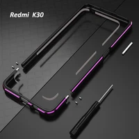 bumper case for xiaomi redmi k30 metal aluminum frame luxury shockproof phone metal accessories