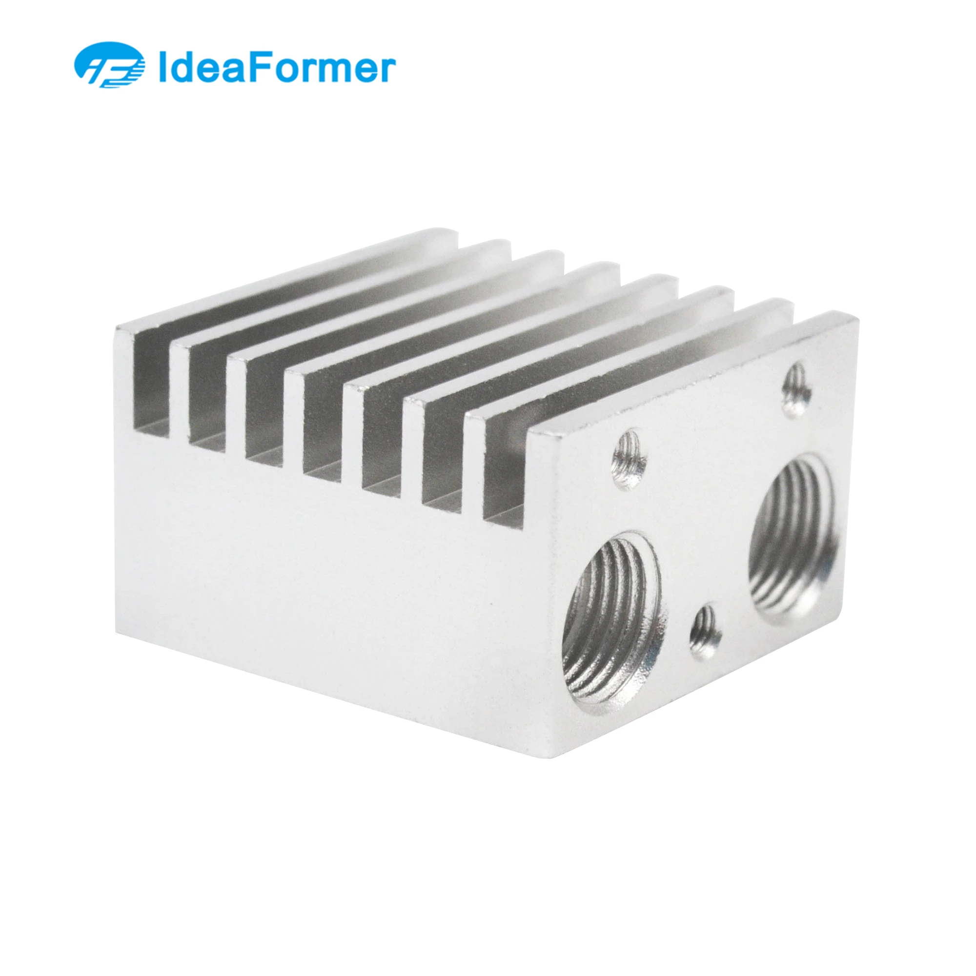 

1pc V6 Dual-head Extruder heat sink for Multiple types of J-head 3D Printer Parts Remote V6 Aluminium Heat Sink
