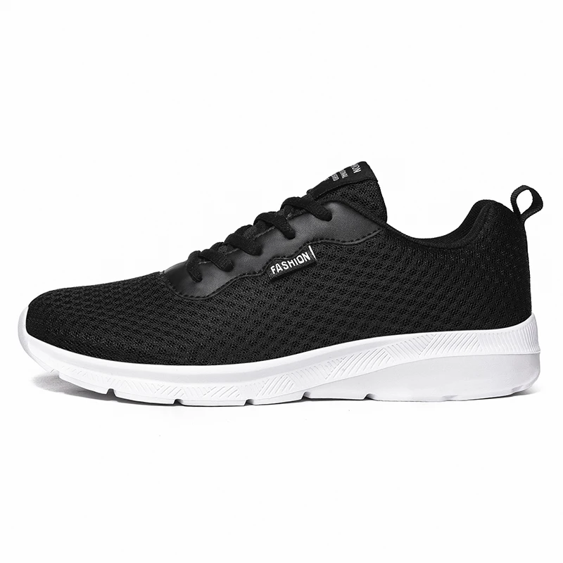 

New Men's All Pure Color Simple Sports Shoes Breathable Casual Mesh Shoes Sneakers Outdoor Lightweight Running Men's Shoes