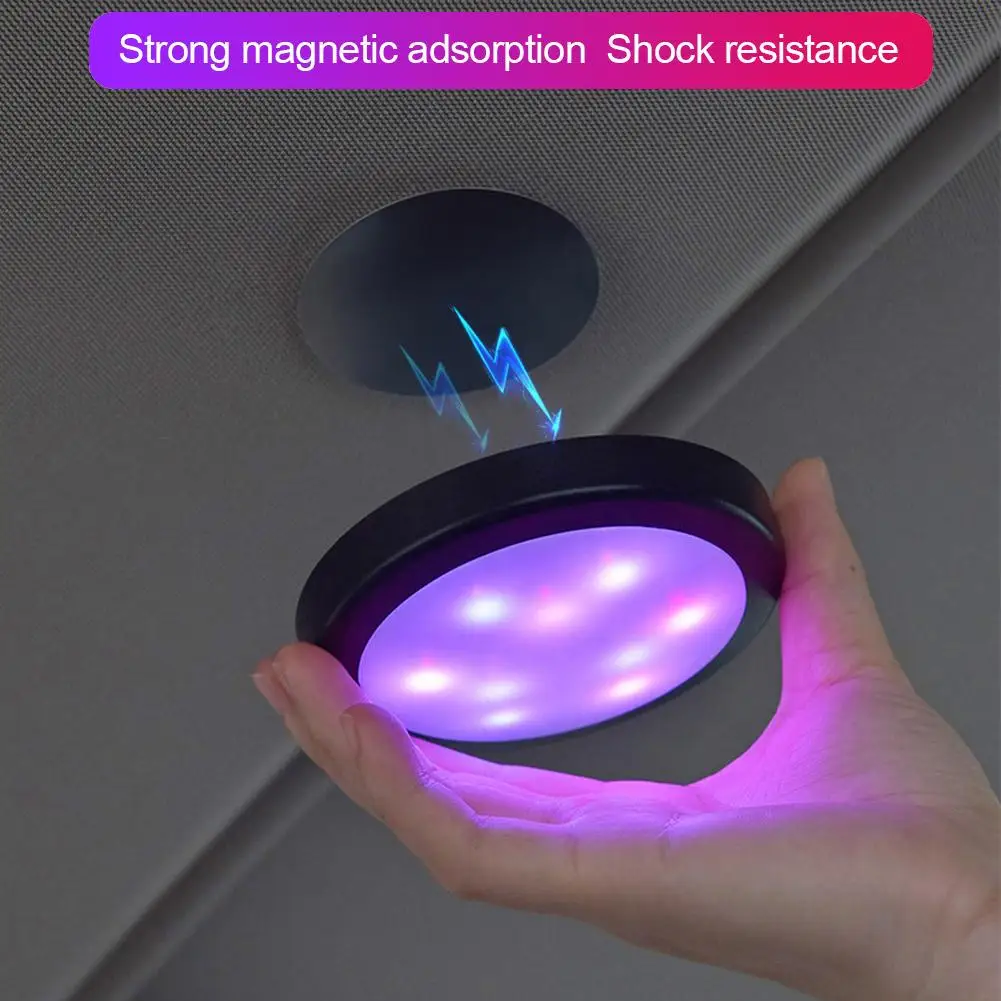 

Car Interior LED Light USB Wireless Rechargeable Bright Wall Light Universal Lamp For Vehicle RV Automotive Interior Decorative