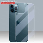 Закаленное стекло для задней панели iPhone 12 11 Pro Max XS Max XR X, Защитное стекло для экрана iPhone 7 8 6 6S 12 Pro SE 2020 12 Mini, стекло