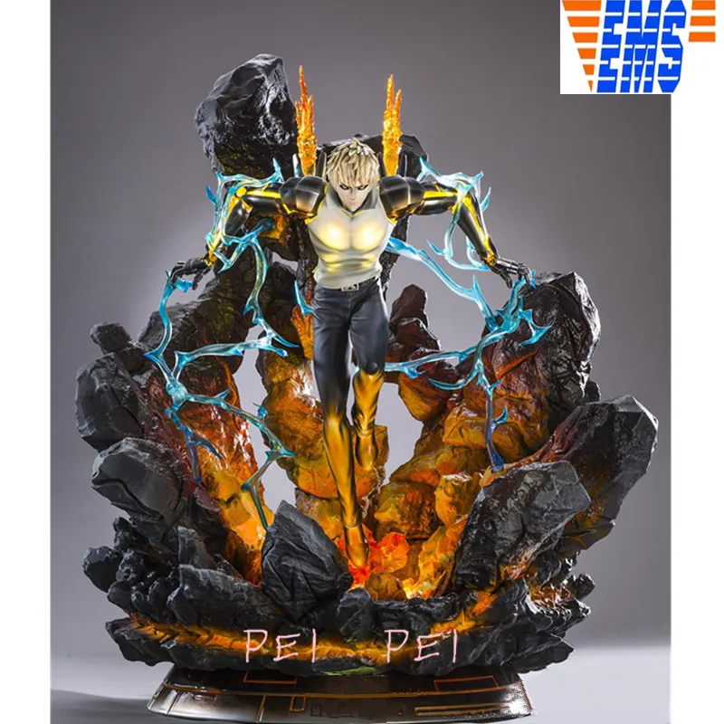 В наличии 1/6 Аниме ONE PUNCH-MAN Genos полный длинный портрет GK Смола ограниченная статуя