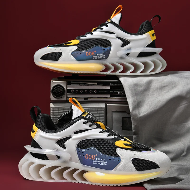 

Men's sports shoes running shoes 2021 fashion spring and autumn breathable and comfortable low-top casual flying shoes men