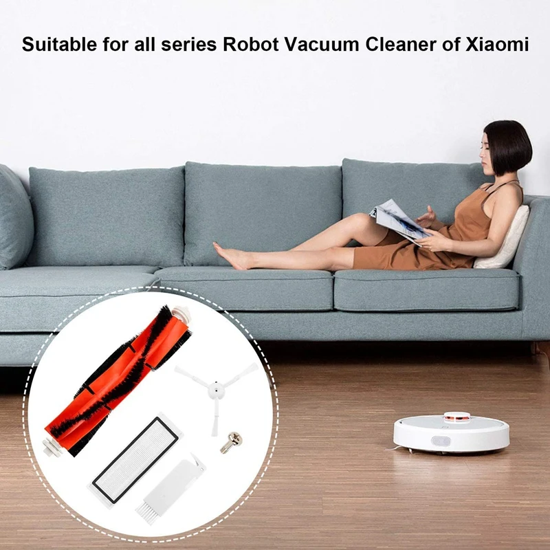

19 Pcs Vacuum Cleaner Accessories Kit for XIAOMI S50 S51 Replacement Parts Brush & Filters
