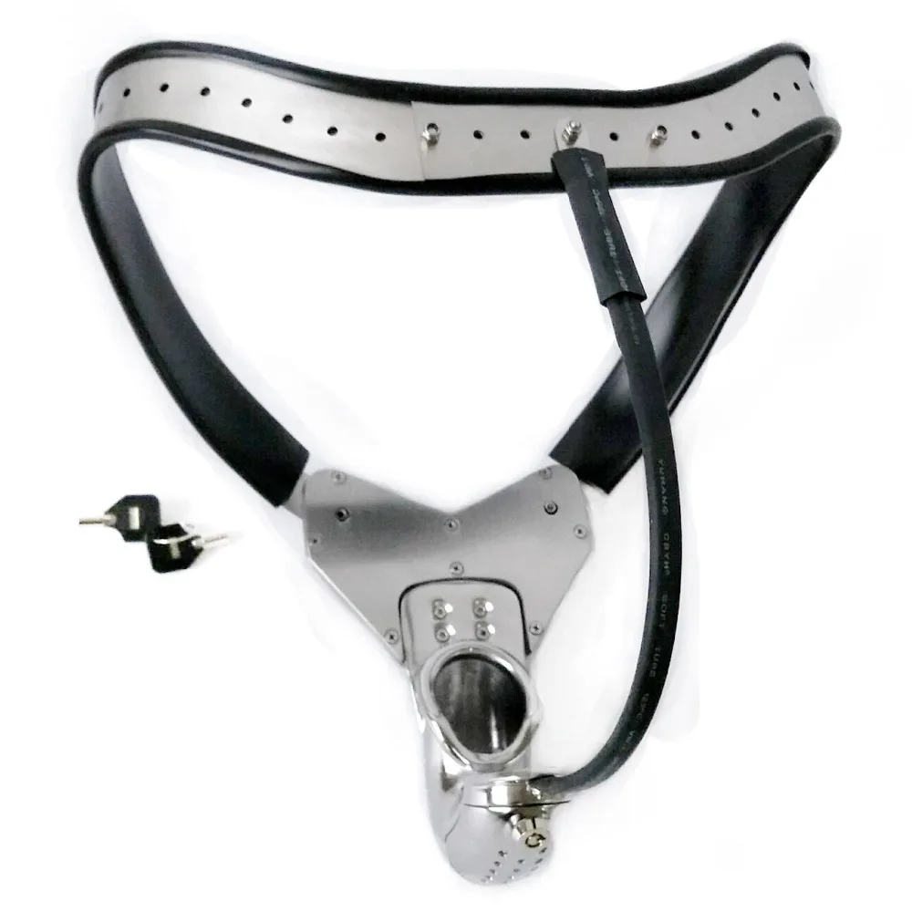 Пояс верности из нержавеющей стали Мужской эротический бандаж на член штаны