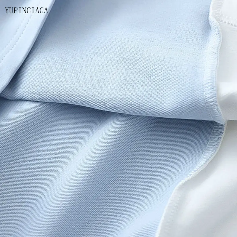 

Japan Style Puppy Print Patchwork Hoodies Women 2021 Summer Cotton Hooded Loose Sweet Sweatshirt Girl Harakuju Pullover 2113540