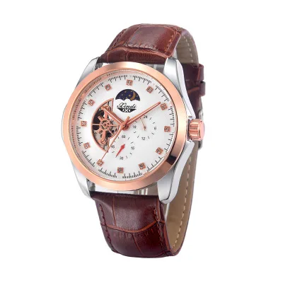 

Men's watch top luxury brand Six-pin multi-function automatic mechanical watch men's belt watch sport military reloj hombre