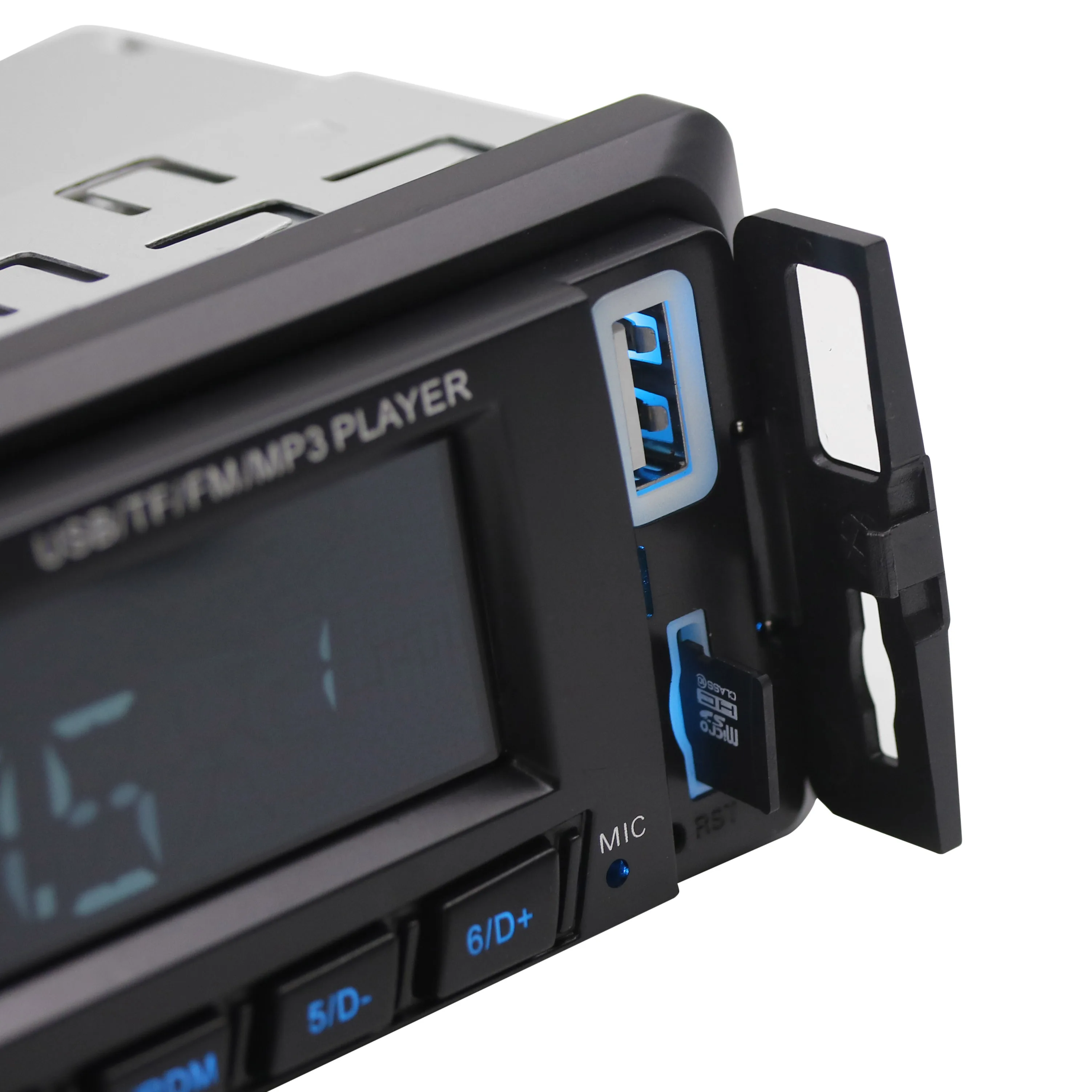 Автомагнитола 1Din MP3 мультимедийный плеер AUX USB зарядка телефона FM Bluetooth