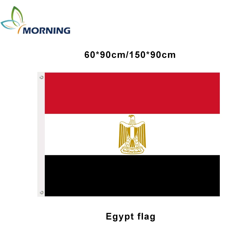 

Morning custom flag Egypt flag 150x90cm national flag and banner for festival home decoration
