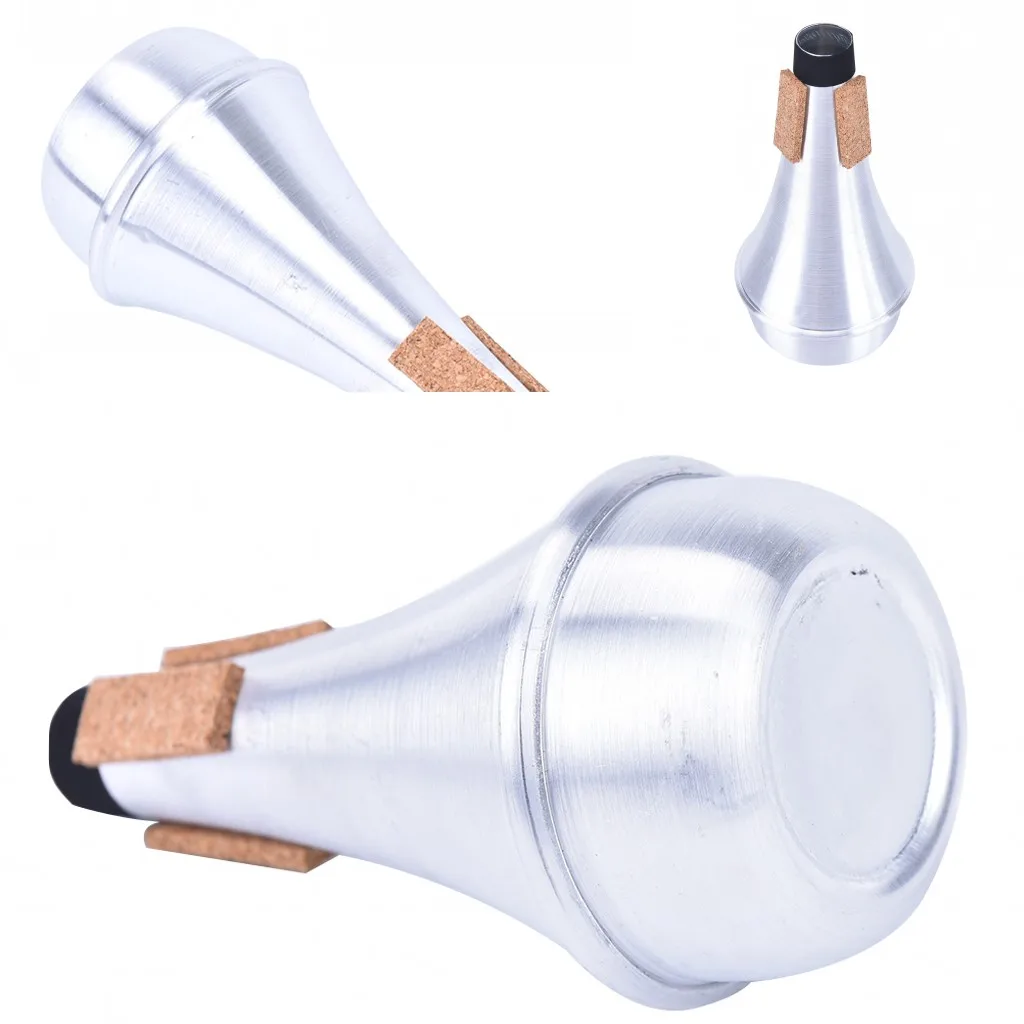 

2019 New Mute for Trumpet Aluminium Straight Trumpets Mute For Jazz Instrument Practice Beginner 68*68*135mm