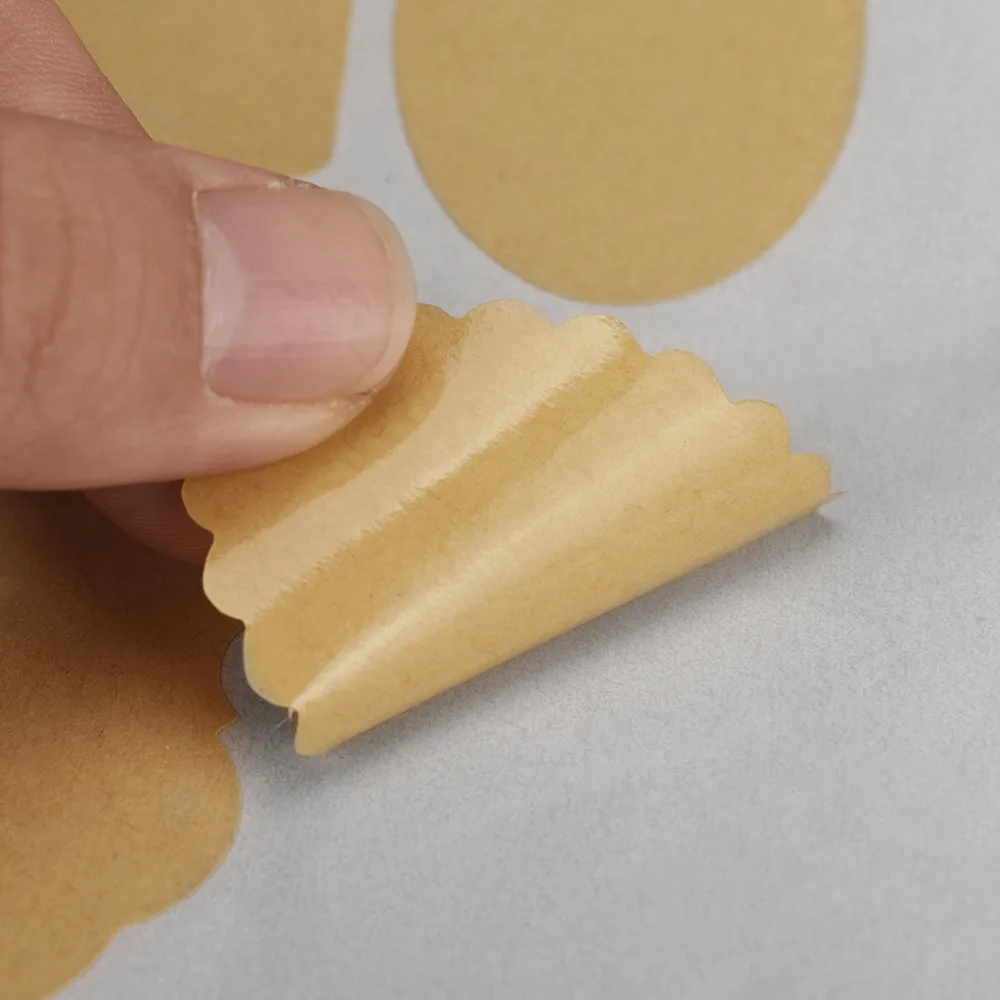90pcs Jar Spice Stickers Handmade Sticker Vintage Blank Kraft Label DIY Hand Made For Gift Cake Baking Sealing | Дом и сад