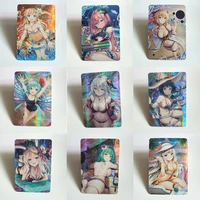 9pcsset swimsuit series beautiful girl servant flash card fgo fate crown collectibles game collection anime cards toys gift