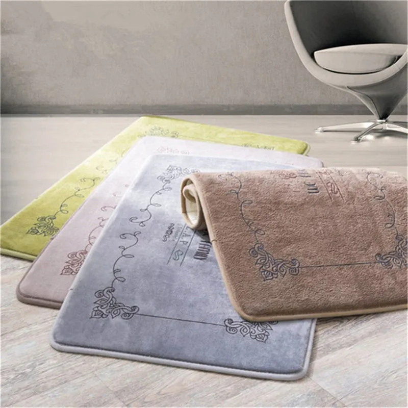 Всасывающий напольный коврик для спальни дверь кухни ванной нескользящий Ванная