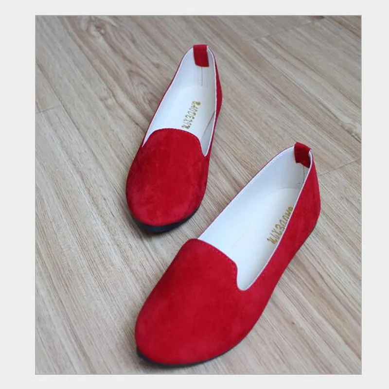 Балетки женские на плоской подошве повседневные туфли лоферы Размеры 35 43 для