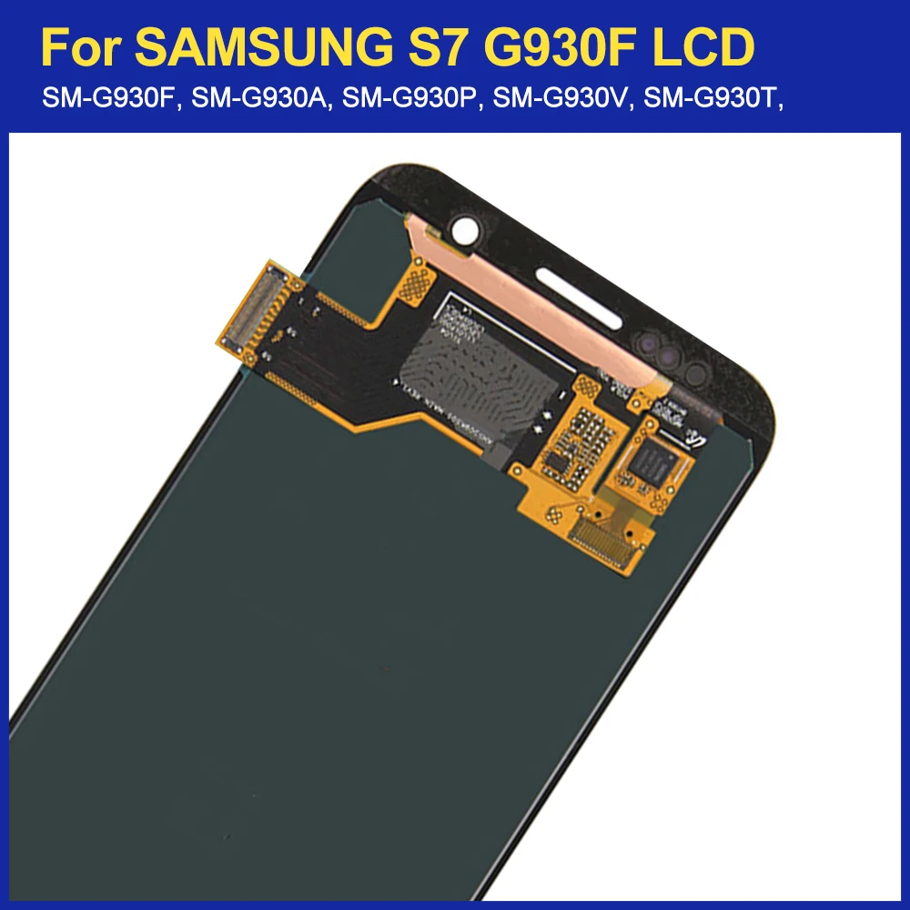 Оригинальный 5 1 ''для Samsung Galaxy S7 G930F G930A G930V ЖК-дисплей сенсорный экран