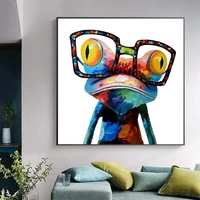 abstract frog graffiti art canvas paintings animals oil paintings print on canvas art pictures posters and prints kid room decor