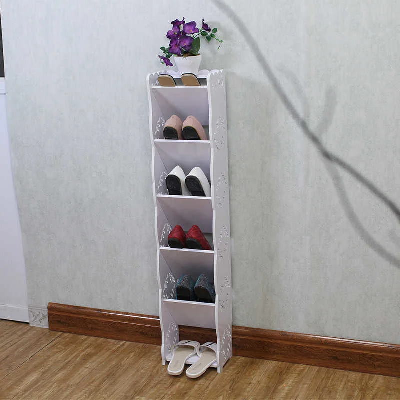 Деревянный шкаф для хранения обуви |