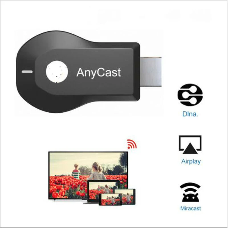 Беспроводной HDMI совместимый ТВ Стик AnyCast M2 Airplay Wi Fi дисплей Ключ Приемник Miracast для