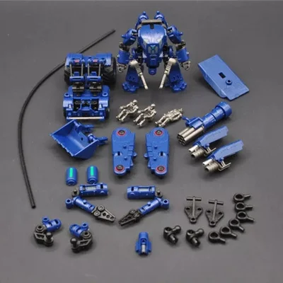 RIHIO деформационная игрушка для сборки King Infinity MM002 Mech power одежда для защиты+ инженерный Набор ПВХ экшн-игрушки - Цвет: C