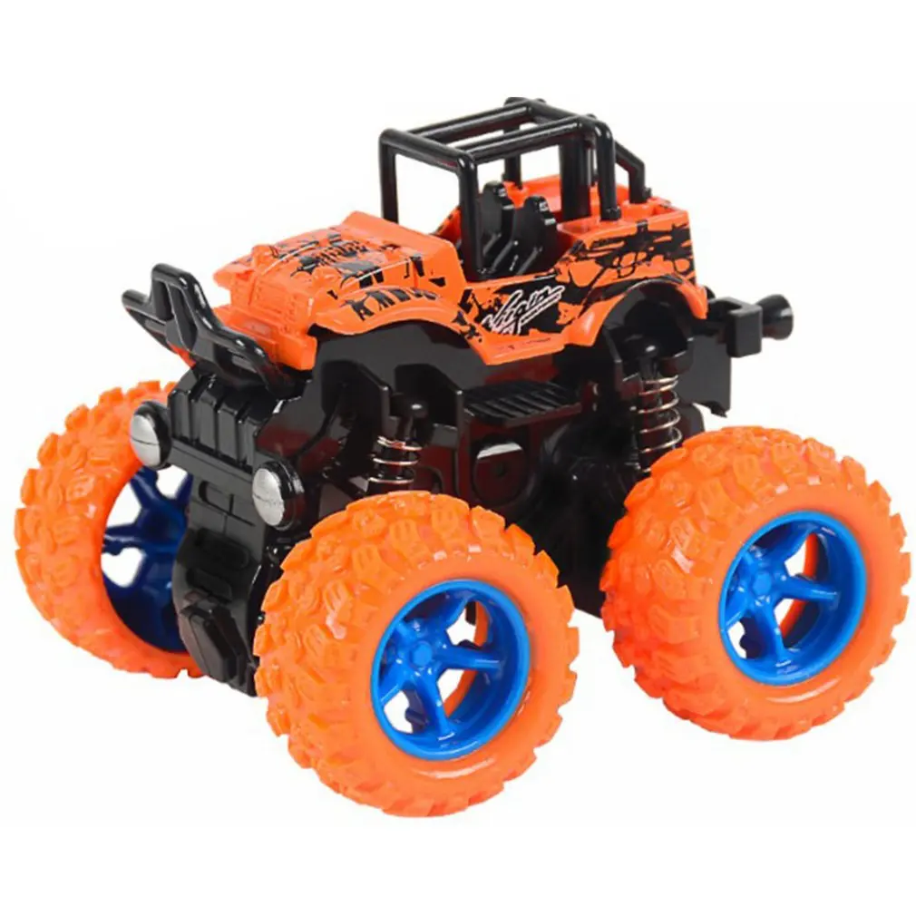 

Monster Truck Durable Toys Anti Shock Inertia Vehicles Friction Powered SUV Toy 360 Degree Flipping Car Strong Grip Gift Kid Boy