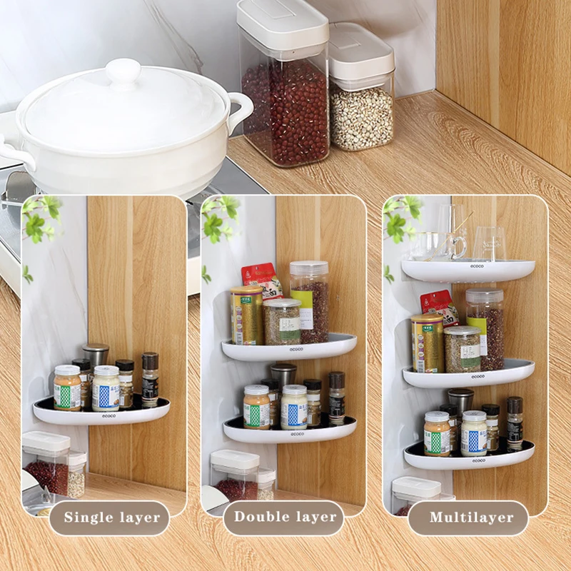 Настенный настенный стеллаж ECOCO для ванной комнаты кухни | Дом и сад