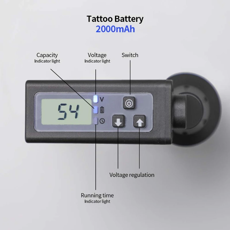 

Professional Mini Wireless Tattoo Power RCA DC Connector for Rotary Pen Machine Portable Supplies