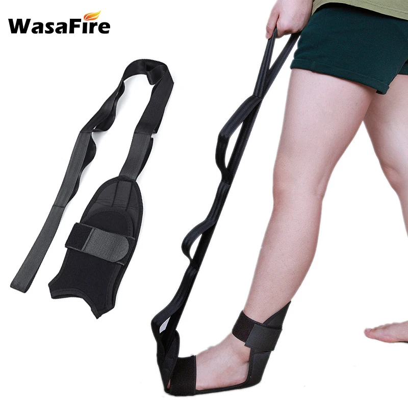 

Эластичный пояс для йоги, реабилитационный ремень для ног, эластичный ремень для растяжки ног, вспомогательный корректирующий фиксатор для...