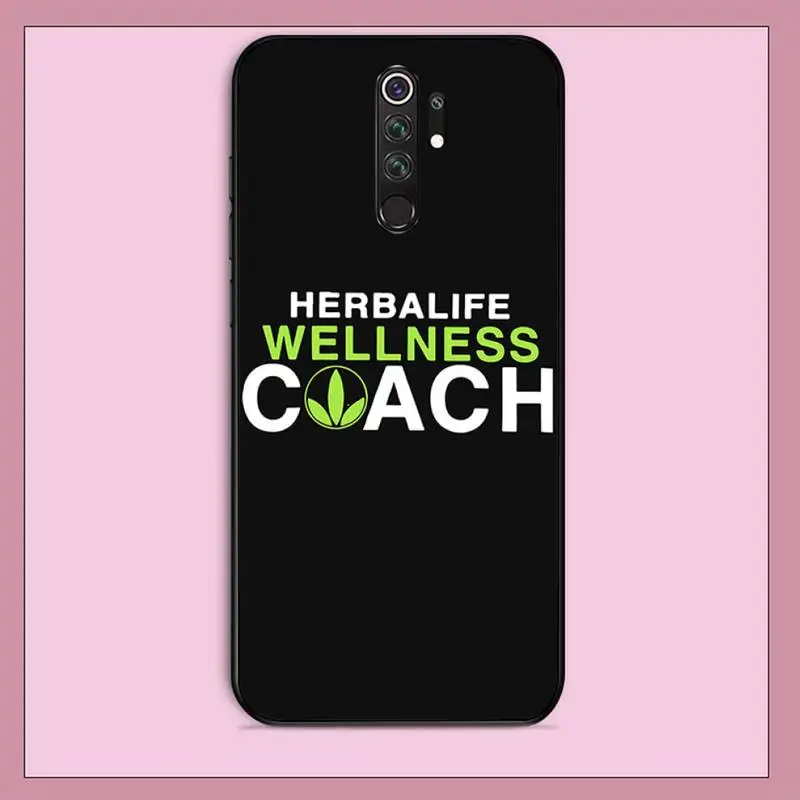 

Black and green Herbalife Phone Case for Redmi Note 4 5 6 8 9 pro Max 4X 5A 9S cover