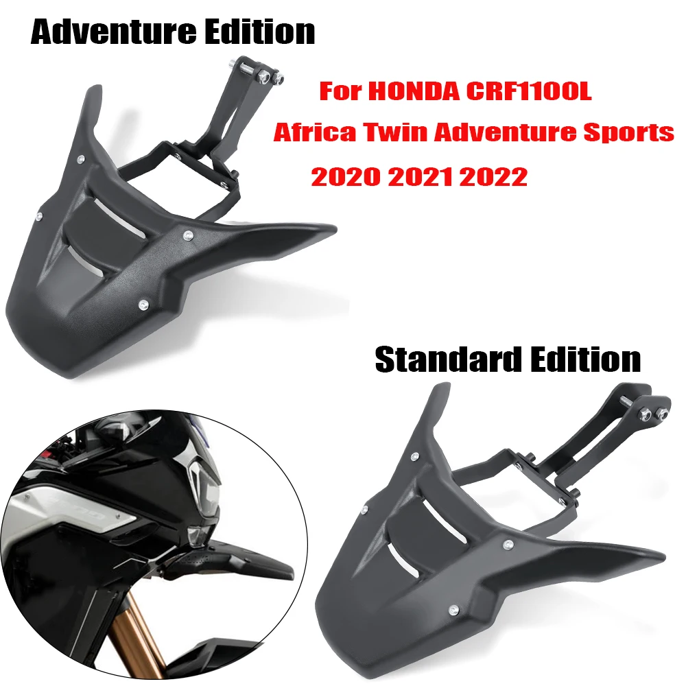 

For HONDA CRF 1100 L Africa Twin Adventure Sports 20-2022 CRF1100L Front Beak Fairing Extension Wheel Extender Cover Motorcycle