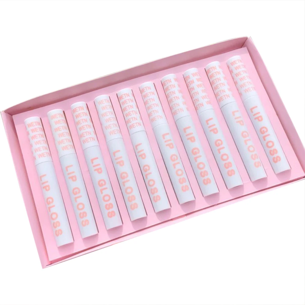 

10pcs/Set Cigarette Tube Style Lipstick Set Matte Velvet Long Lasting Lip Gloss Girls Lip Glaze Set Makeup Cosmetics